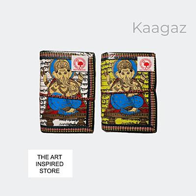Kaagaz Handcrafted Pocket Notebooks (Pack of 2)