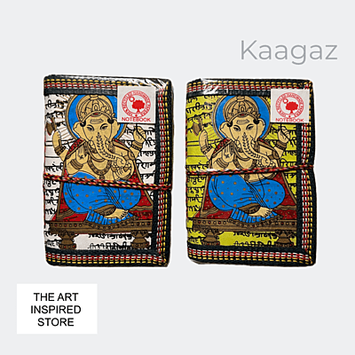 Kaagaz Handcrafted Pocket Notebooks (Pack of 2)