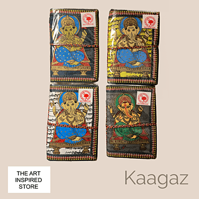 Kaagaz Handcrafted Pocket Notebooks (Pack of 4)