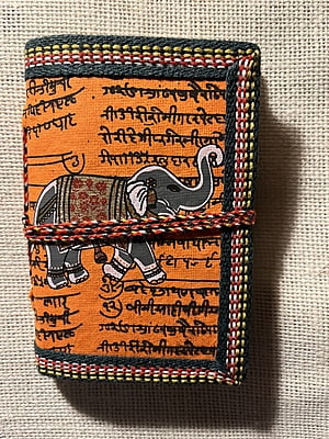 kaagaz elephant handcrafted notebook - small