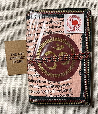 Kaagaz Handcrafted Pocket Notebook | 'Om' Print