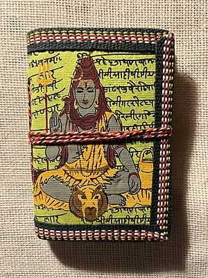 Kaagaz Handcrafted Pocket Notebook | Shiva Print