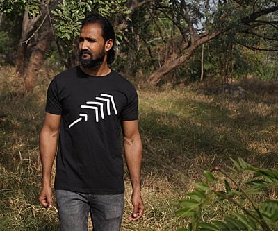 Next Angle Tee Black Next Angle Tee Black